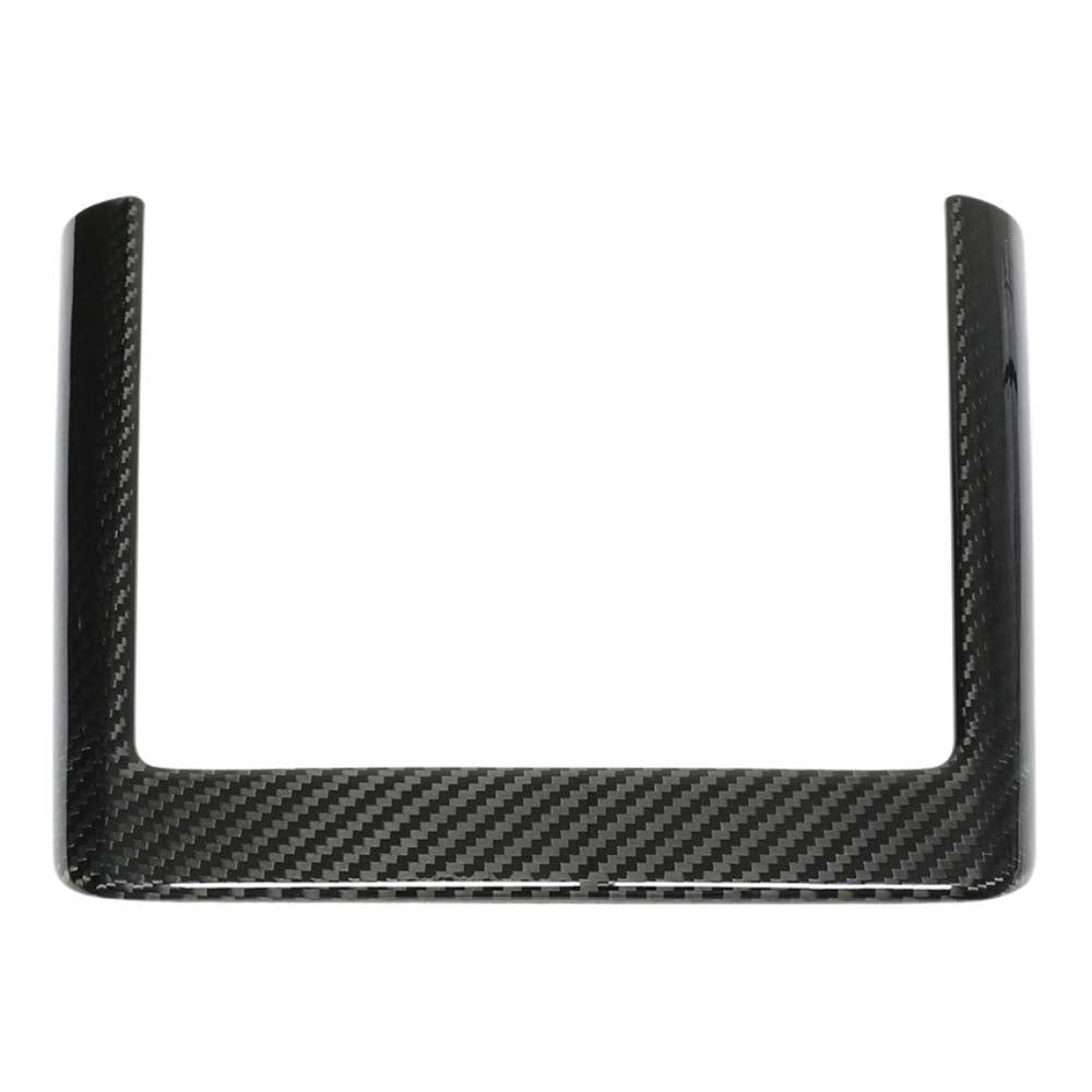 CT CARBON TESLA MODEL Y 2025+ FACELIFT DRY CARBON WIRELESS CHARGER FRAME COVER - V1 | NO HOMOLOGATION