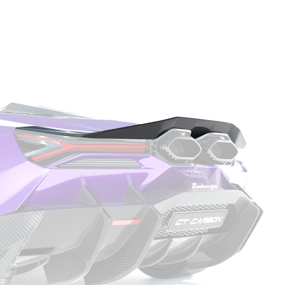 CT CARBON LAMBORGHINI REVUELTO MATTE CARBON FIBRE SPOILER - CT DESIGN | SWISS HOMOLOGATED