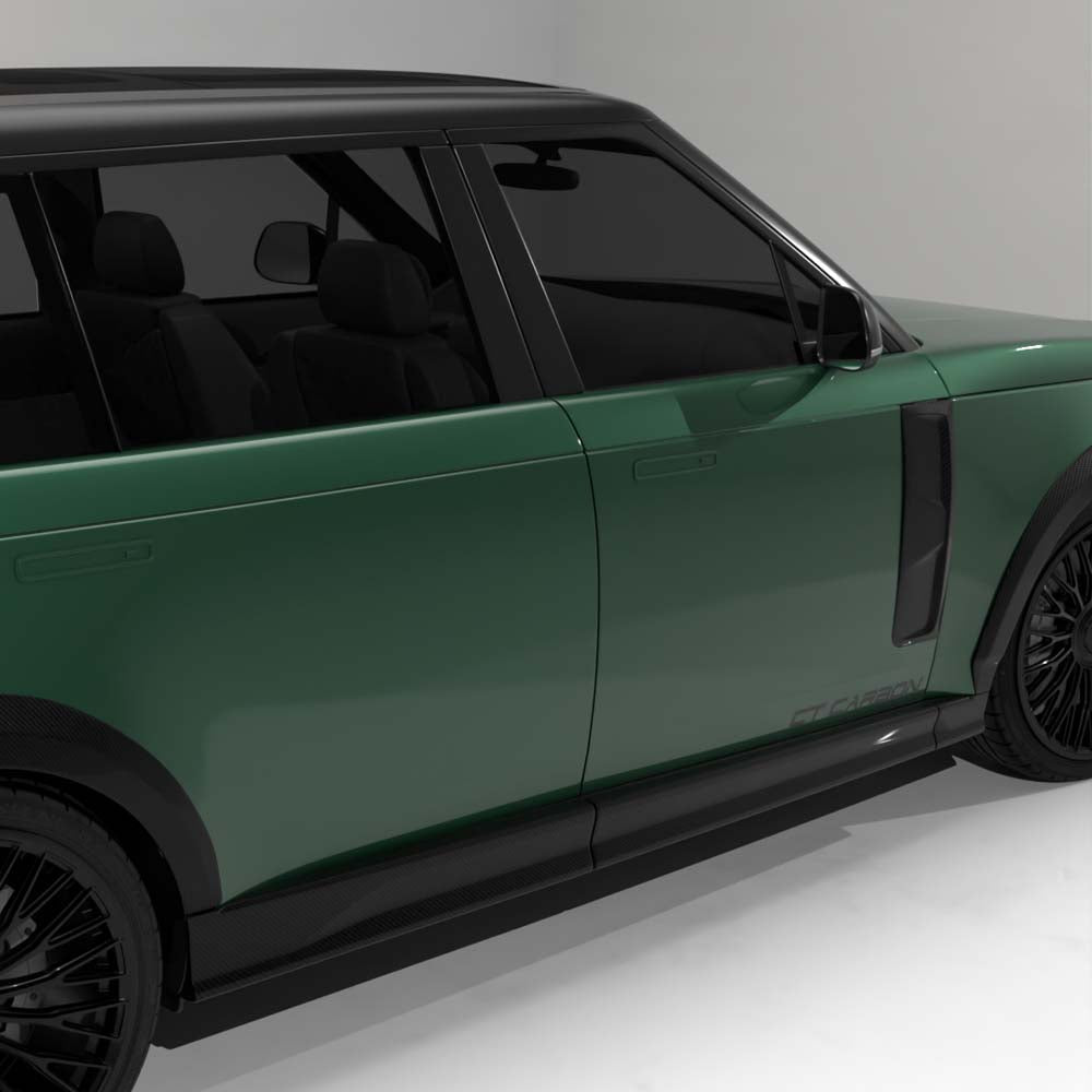 CT CARBON RANGE ROVER L460 2022+ CARBON FIBRE SIDE SKIRTS - LWB - CT DESIGN | SWISS HOMOLOGATED