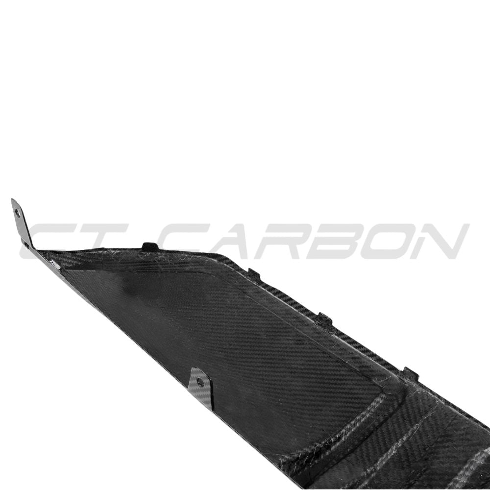 CT CARBON BMW 3 SERIES G20/G21 2022+ LCI CARBON FIBRE DIFFUSER - ROUND TIPS - V1 | SWISS HOMOLOGATED