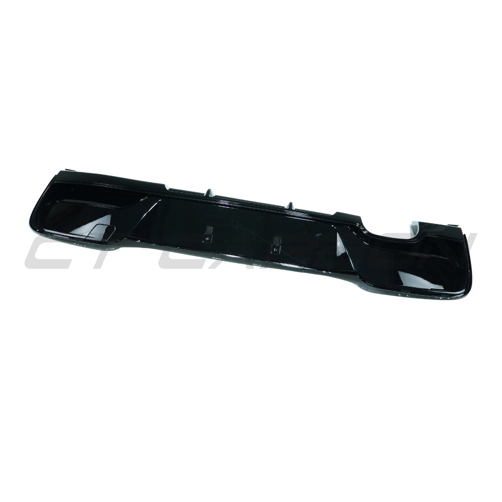CT CARBON BMW 1 SERIES F20/F21 2012-2014 PRE-LCI GLOSS BLACK DIFFUSER - TWIN LEFT TIP | SWISS HOMOLOGATED