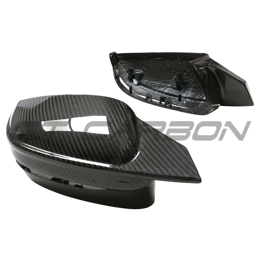 CT CARBON BMW G14/G15/G16 8 SERIES 2018+ LHD DRY CARBON FIBRE MIRRORS - V1 | SWISS HOMOLOGATED