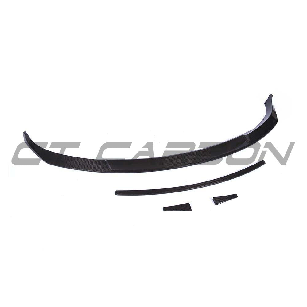 CT CARBON TESLA MODEL 3 2017-2023 CARBON FIBRE FRONT SPLITTER - V1 | HOMOLOGATION IN PROCESS