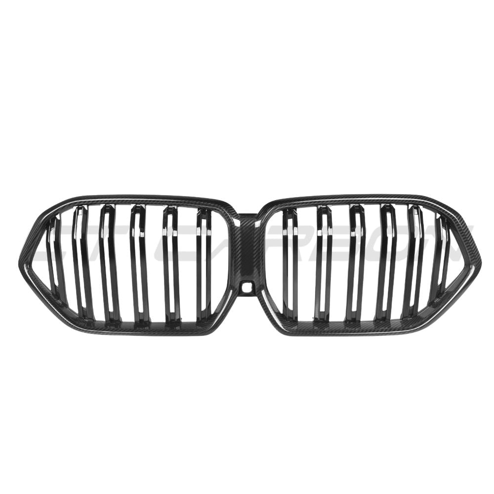CT CARBON BMW X6 G06 & X6M F96 2019-2022 DOUBLE SLAT PRE-PREG CARBON FIBRE GRILLE | HOMOLOGATION IN PROCESS