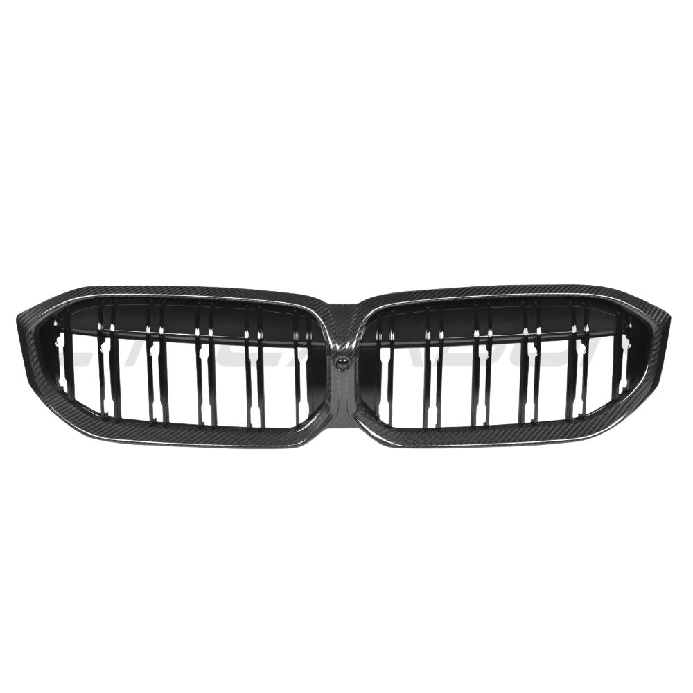 CT CARBON BMW 3 SERIES G20/G21 LCI 2022+ CARBON FIBRE DOUBLE SLAT GRILLE | HOMOLOGATION IN PROCESS