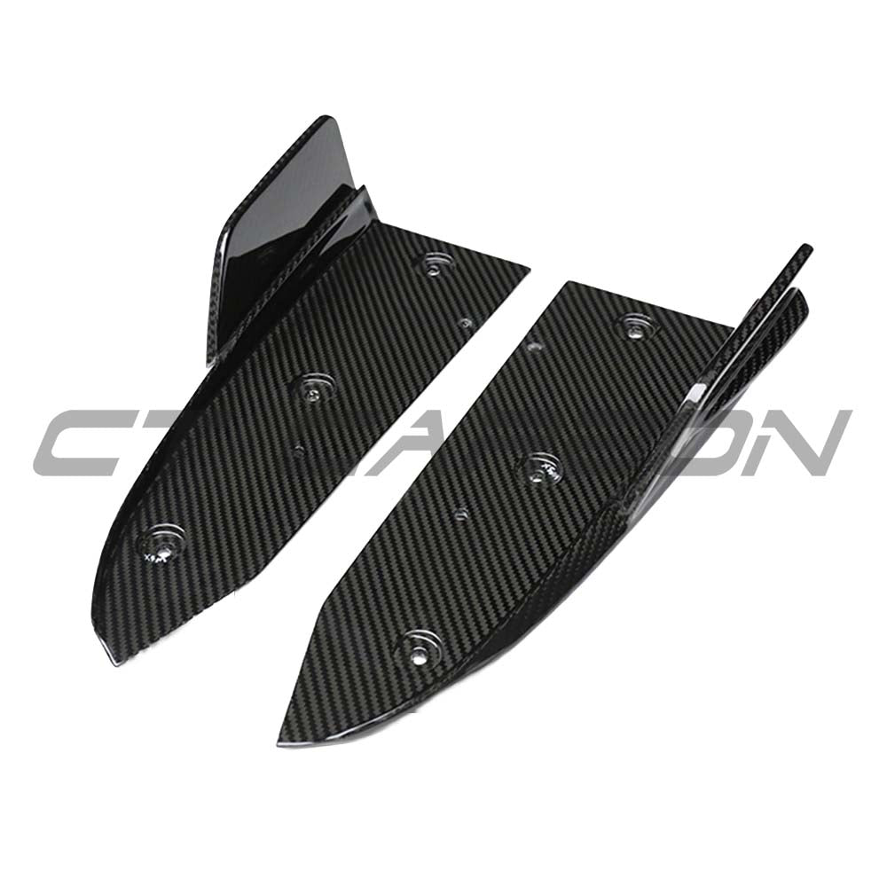 CT CARBON BMW F95 X5M PRE-LCI 2020-2023 CARBON FIBRE REAR BUMPER CORNERS | SWISS HOMOLOGATED