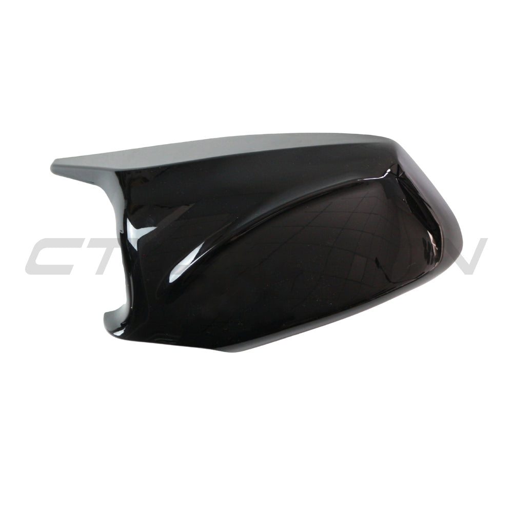 CT CARBON BMW 5 SERIES F10/F11 2011-2013 GLOSS BLACK MIRRORS | SWISS HOMOLOGATED