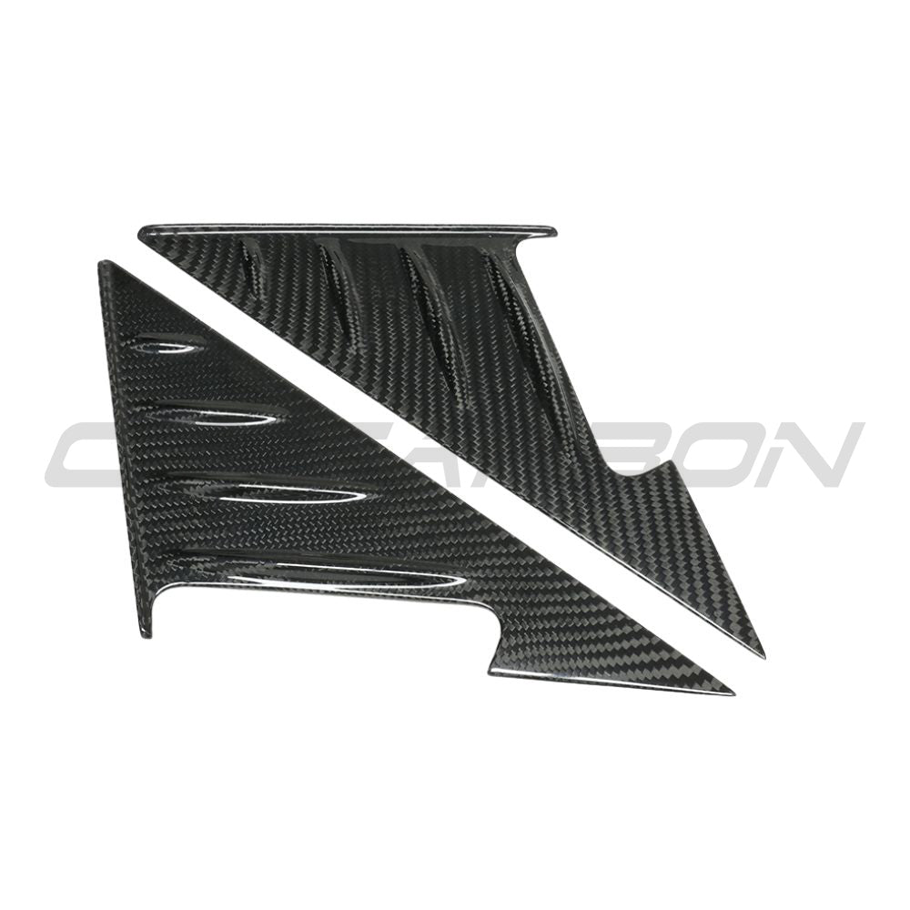 CT CARBON BMW M3 & 3 SERIES G80/G81/G20/G21 2018+ CARBON FIBRE MIRROR PILLAR TRIM | SWISS HOMOLOGATED