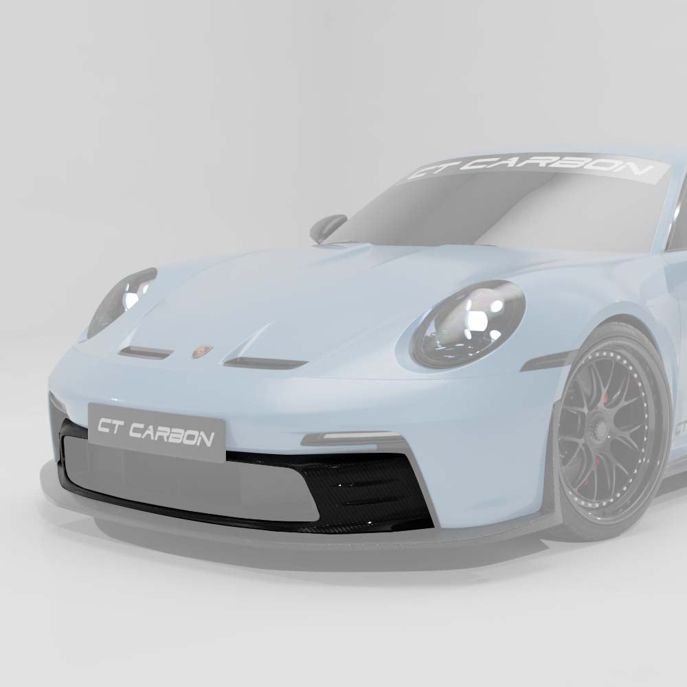 CT CARBON PORSCHE 911 992.1 GT3 & GT3 TOURING 2022-2024 CARBON FIBRE FRONT INTAKE PANEL - CT DESIGN | HOMOLOGATION IN PROCESS