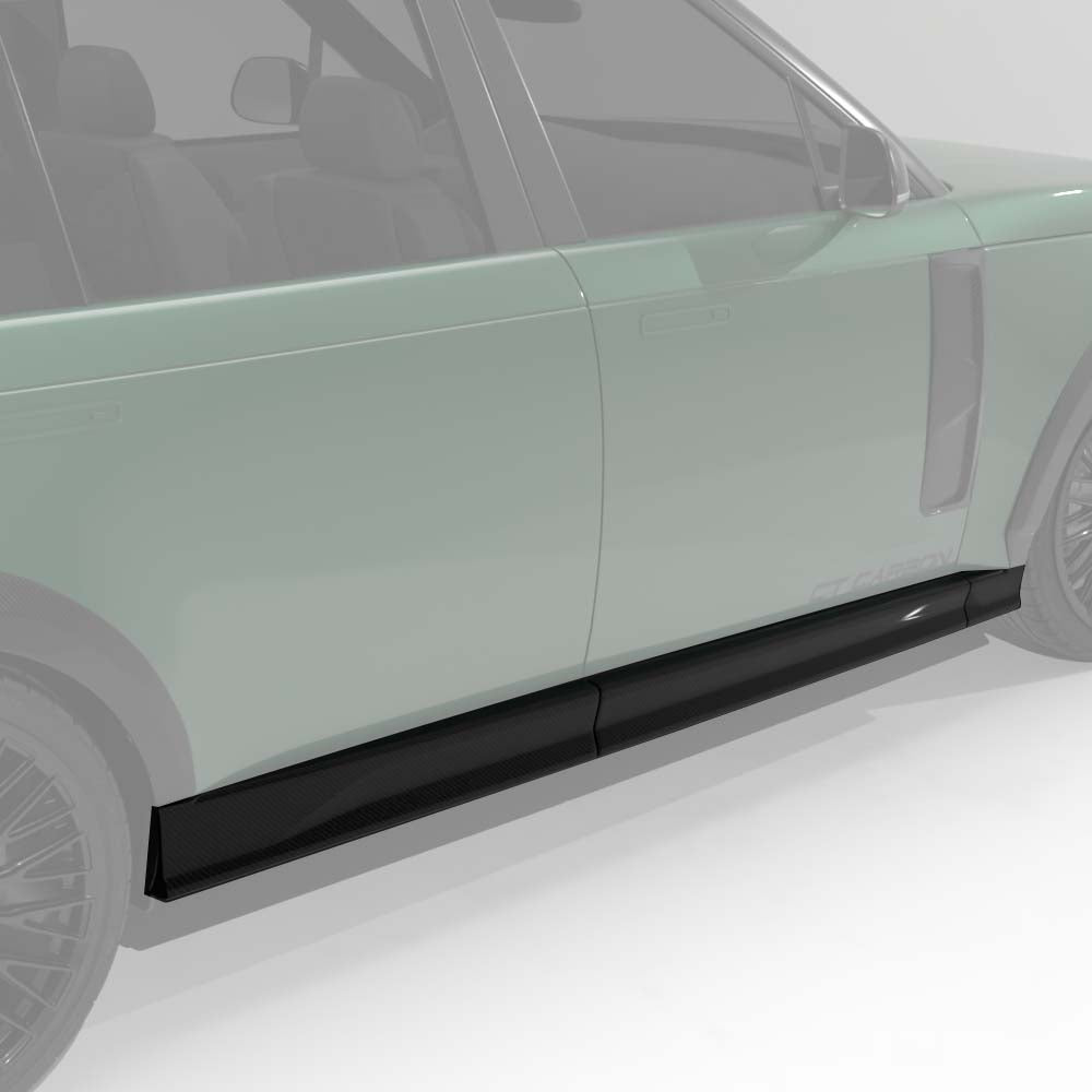 CT CARBON RANGE ROVER L460 2022+ CARBON FIBRE SIDE SKIRTS - LWB - CT DESIGN | SWISS HOMOLOGATED