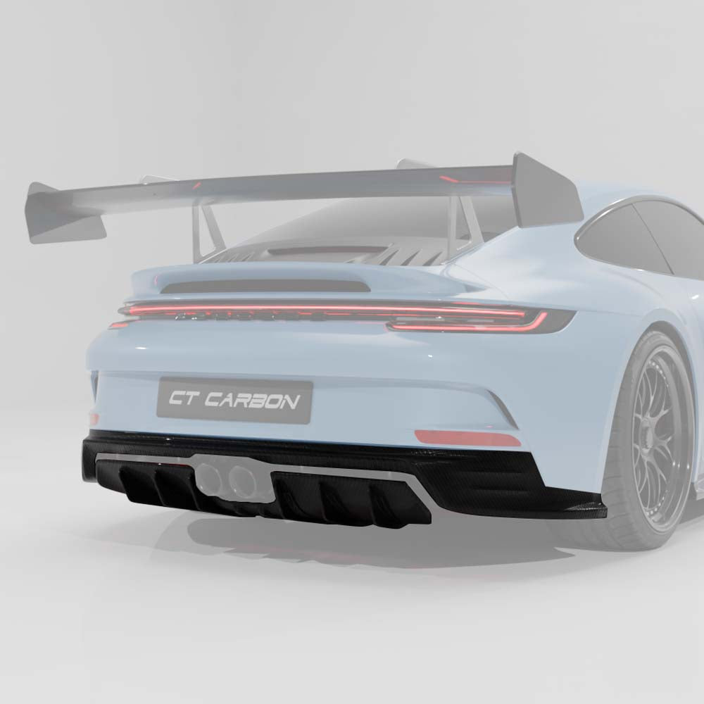 CT CARBON PORSCHE 911 992.1 GT3 & GT3 TOURING 2022-2024 CARBON FIBRE REAR END KIT - CT DESIGN | SWISS HOMOLOGATED