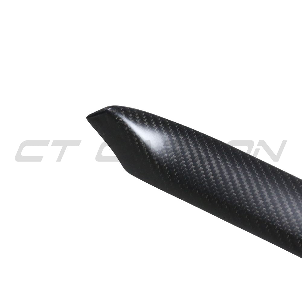 CT CARBON TESLA MODEL 3 2017-2023 MATTE CARBON FIBRE INTERIOR DOOR PANEL TRIM ADD ON | NO HOMOLOGATION