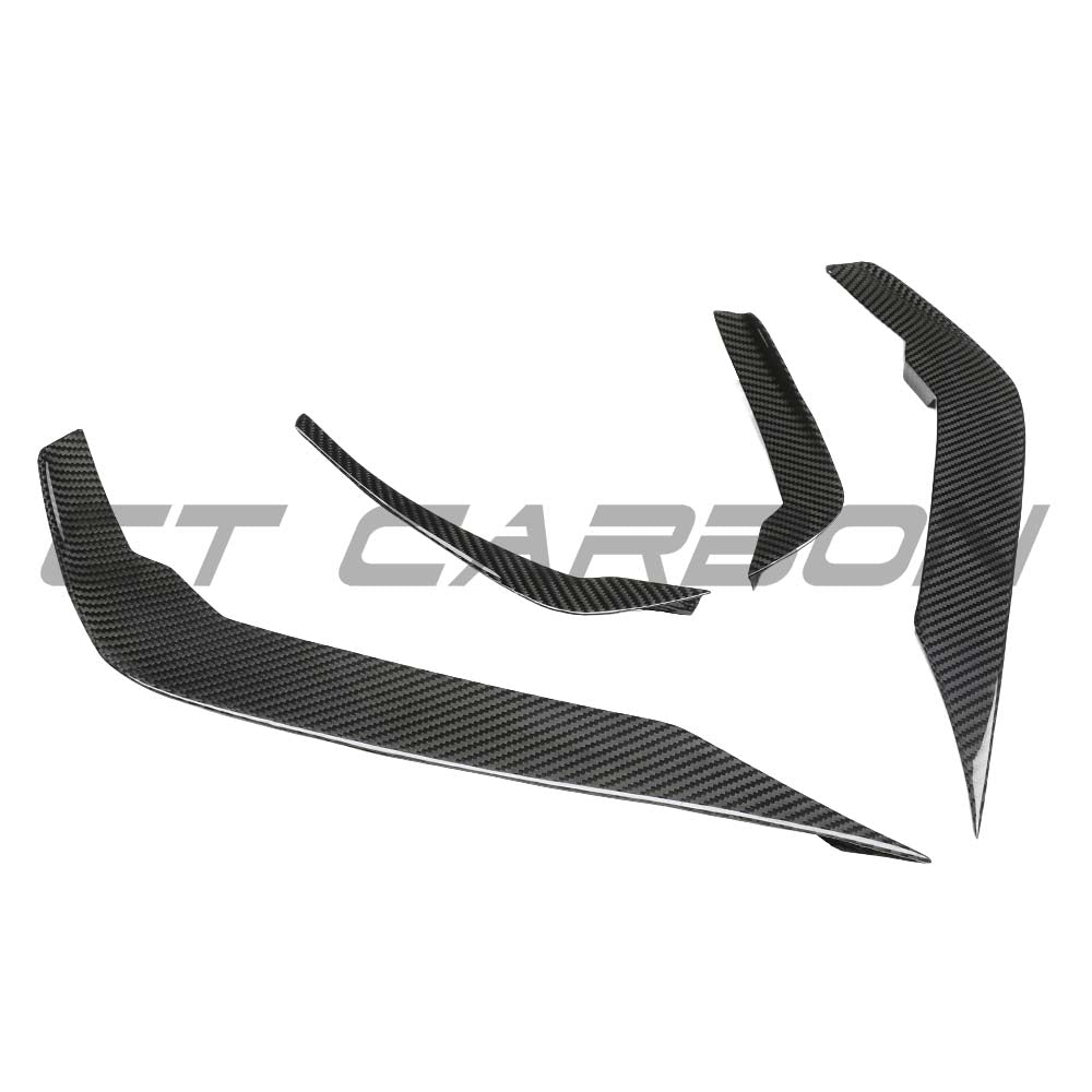 CT CARBON BMW F95 X5M (PRE-LCI) 2020-2023 CARBON FIBRE CANARDS | HOMOLOGATION IN PROCESS