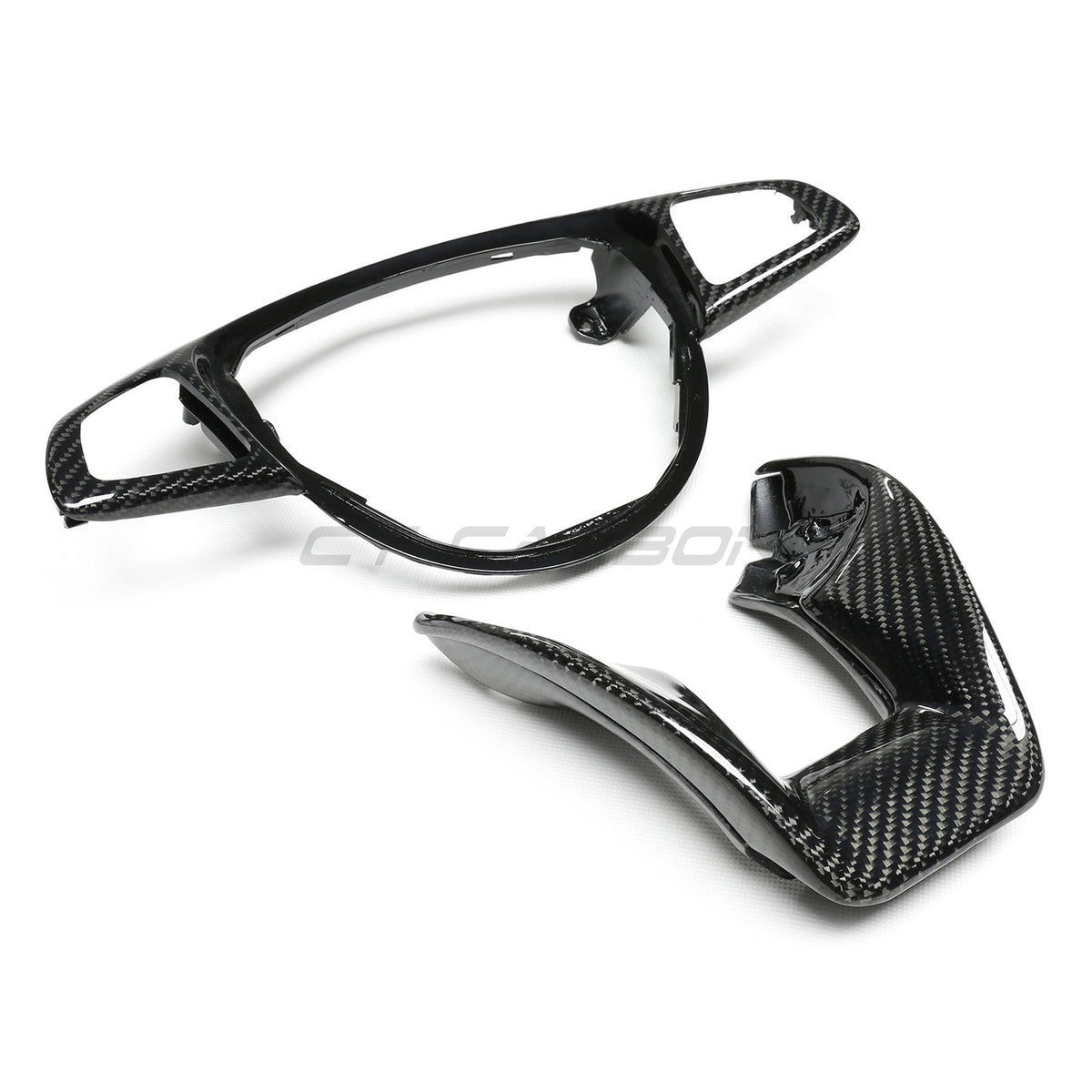 CT CARBON MERCEDES AMG CARBON FIBRE STEERING WHEEL TRIM | NO HOMOLOGATION REQUIRED