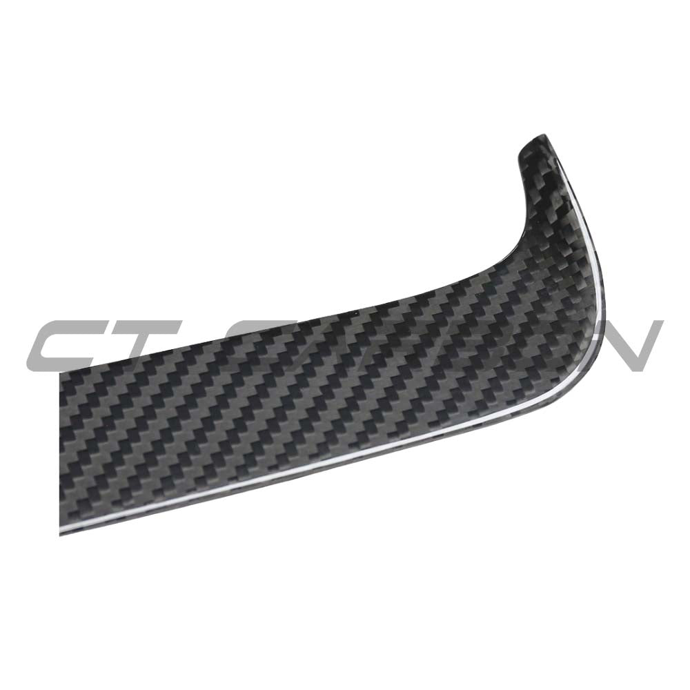 CT CARBON TESLA MODEL Y 2025+ FACELIFT DRY CARBON FIBRE LOWER DASHBOARD COVER | NO HOMOLOGATION