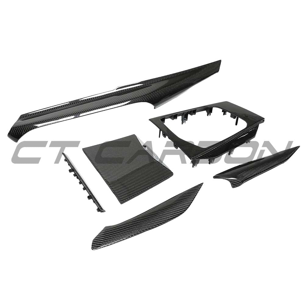 CT CARBON BMW GXX 2025+ LCI CARBON FIBRE CENTER CONSOLE TRIM - LHD | NO HOMOLOGATION