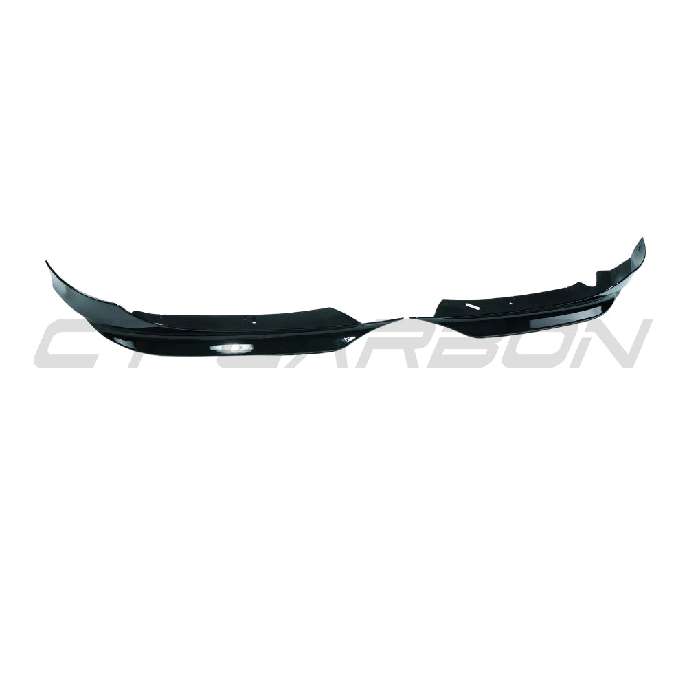 CT CARBON BMW E90/E91 3 SERIES LCI SE 2008-2012 GLOSS BLACK SPLITTER CORNERS - V1 | HOMOLOGATION IN PROCESS