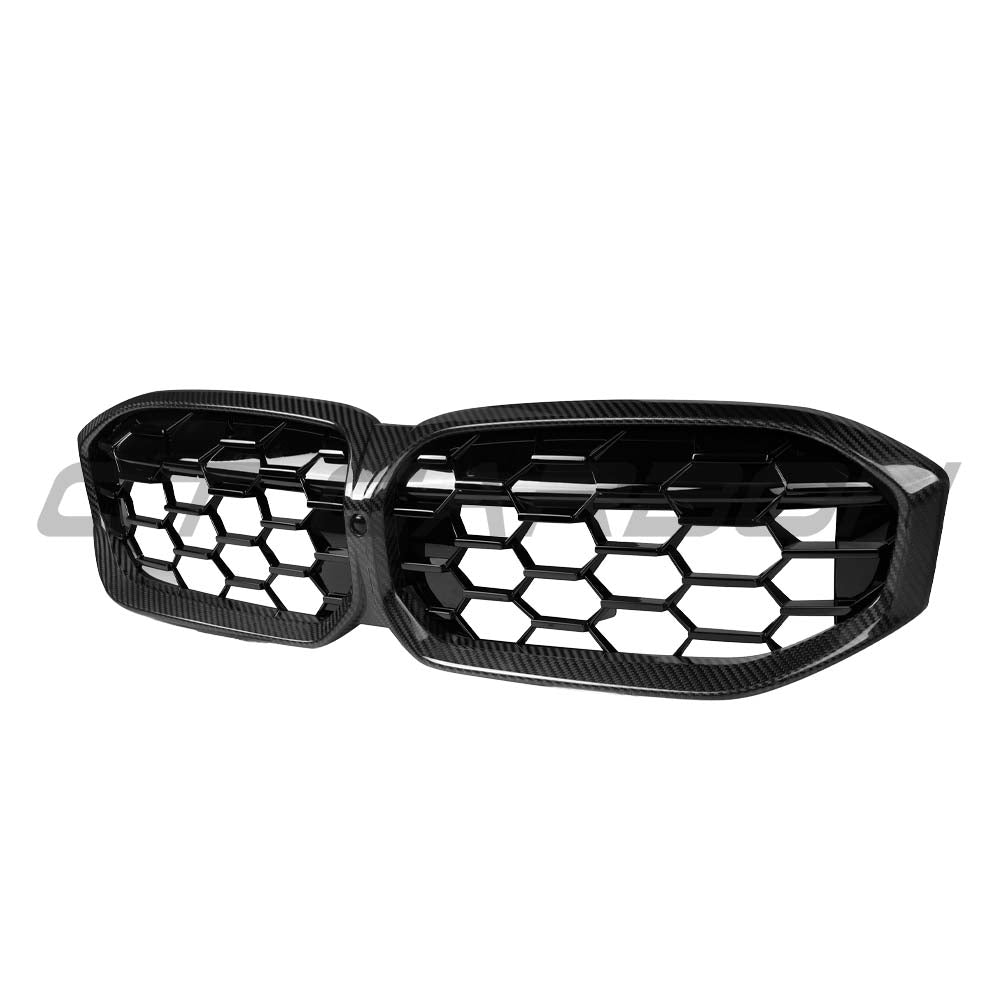 CT CARBON BMW 3 SERIES G20/G21 LCI 2022+ CARBON FIBRE DIAMOND SLAT GRILLE | HOMOLOGATION IN PROCESS