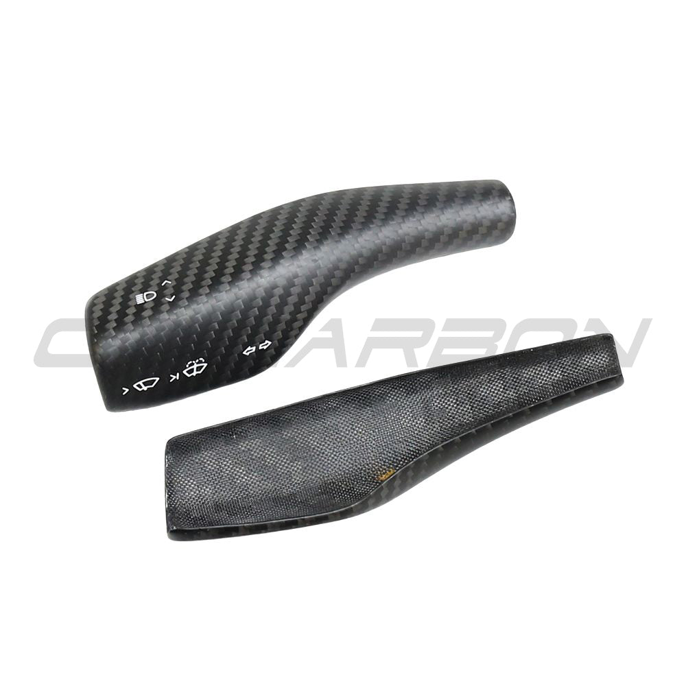 CT CARBON TESLA MODEL 3 & Y 2017+ MATTE CARBON FIBRE STALK COVER | NO HOMOLOGATION