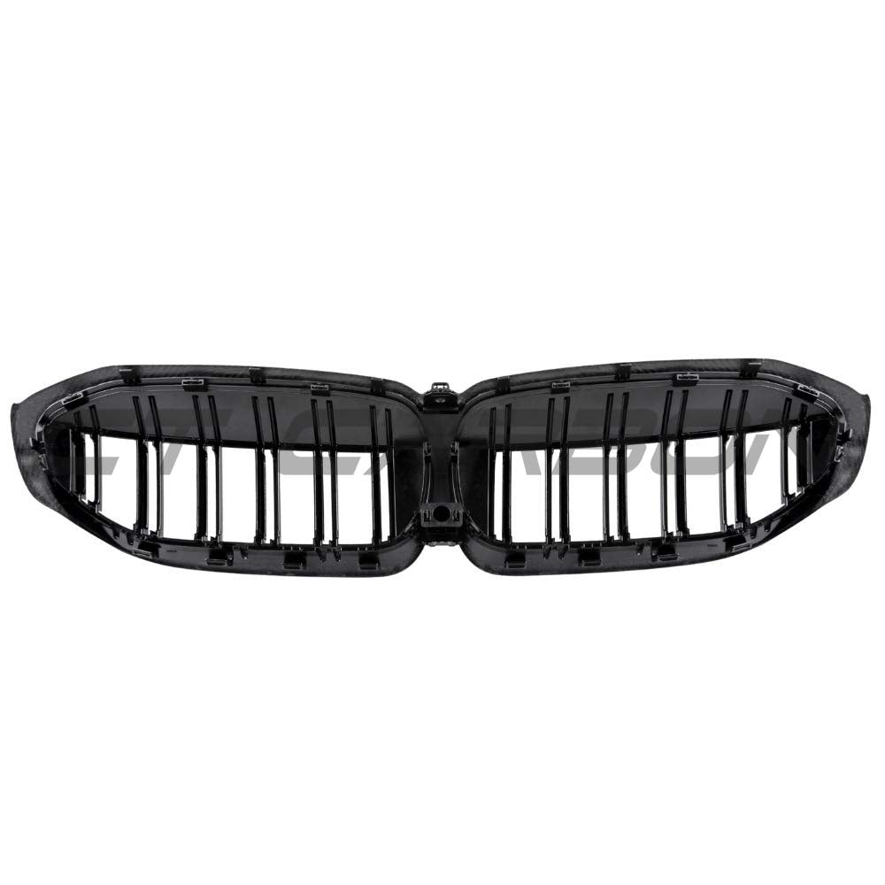 CT CARBON BMW 3 SERIES G20/G21 2018-2022 CARBON FIBRE DOUBLE SLAT GRILLE | HOMOLOGATION IN PROCESS