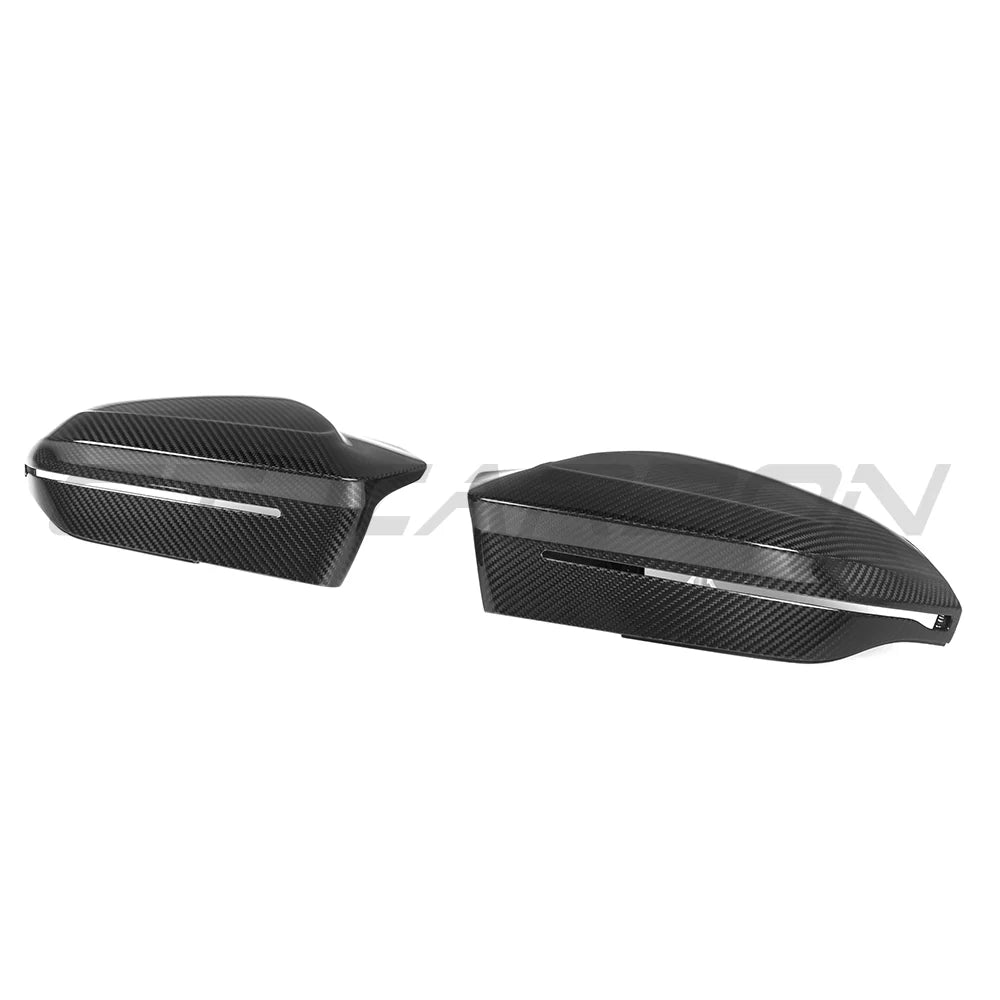 CT CARBON MIRROR COVERS BMW M5 G90, 5 SERIES & i5 M60 G60 PRE-PREG -CARBON FIBRE