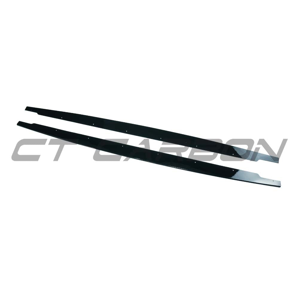 CT CARBON BMW 3 SERIES E92/E93 2006-2013 GLOSS BLACK SIDE SKIRTS | SWISS HOMOLOGATED