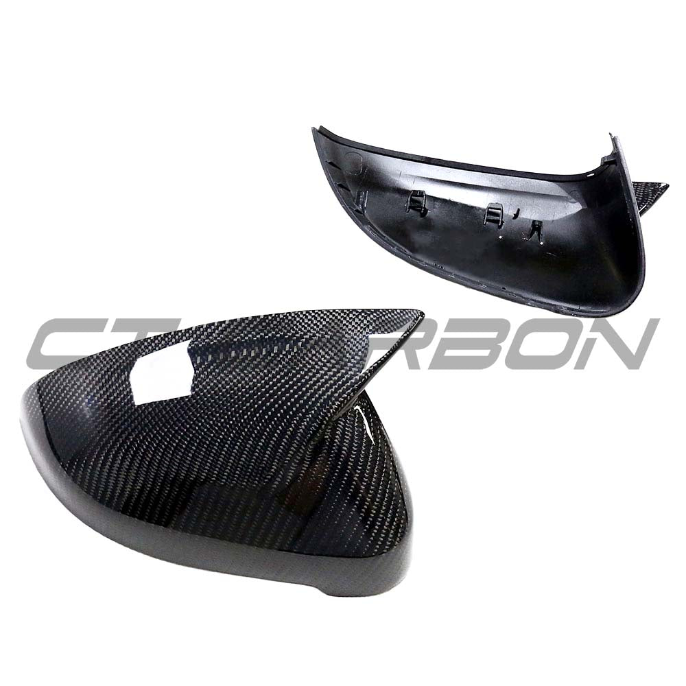 CT CARBON AUDI A4 B9 2015-2023 CARBON FIBRE MIRRORS WITH BLINDSPOT ASSIST | SWISS HOMOLOGATED