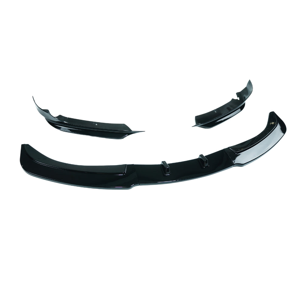 CT CARBON BMW 3 SERIES E90/E91 LCI SE 2008-2012 GLOSS BLACK SPLITTER - V5 | HOMOLOGATION IN PROCESS