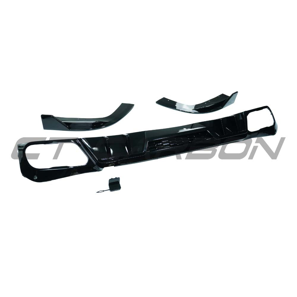 CT CARBON BMW X5 G05 2018+ GLOSS BLACK DIFFUSER - V2 | SWISS HOMOLOGATED