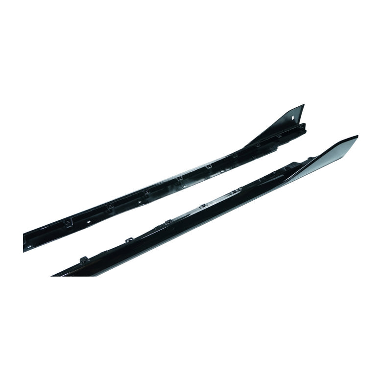 CT CARBON BMW F40 1 SERIES 2019-2024 GLOSS BLACK SIDE SKIRTS | SWISS HOMOLOGATED