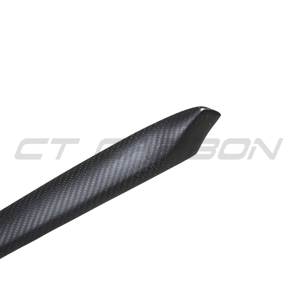 CT CARBON TESLA MODEL 3 2017-2023 MATTE CARBON FIBRE INTERIOR DOOR PANEL TRIM ADD ON | NO HOMOLOGATION