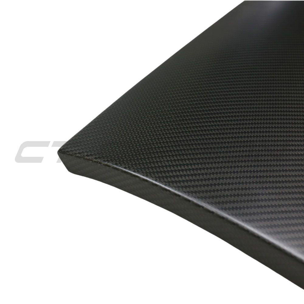 CT CARBON TESLA MODEL 3 & Y 2017-2023 LHD MATTE CARBON FIBRE GLOVE BOX COVER | NO HOMOLOGATION