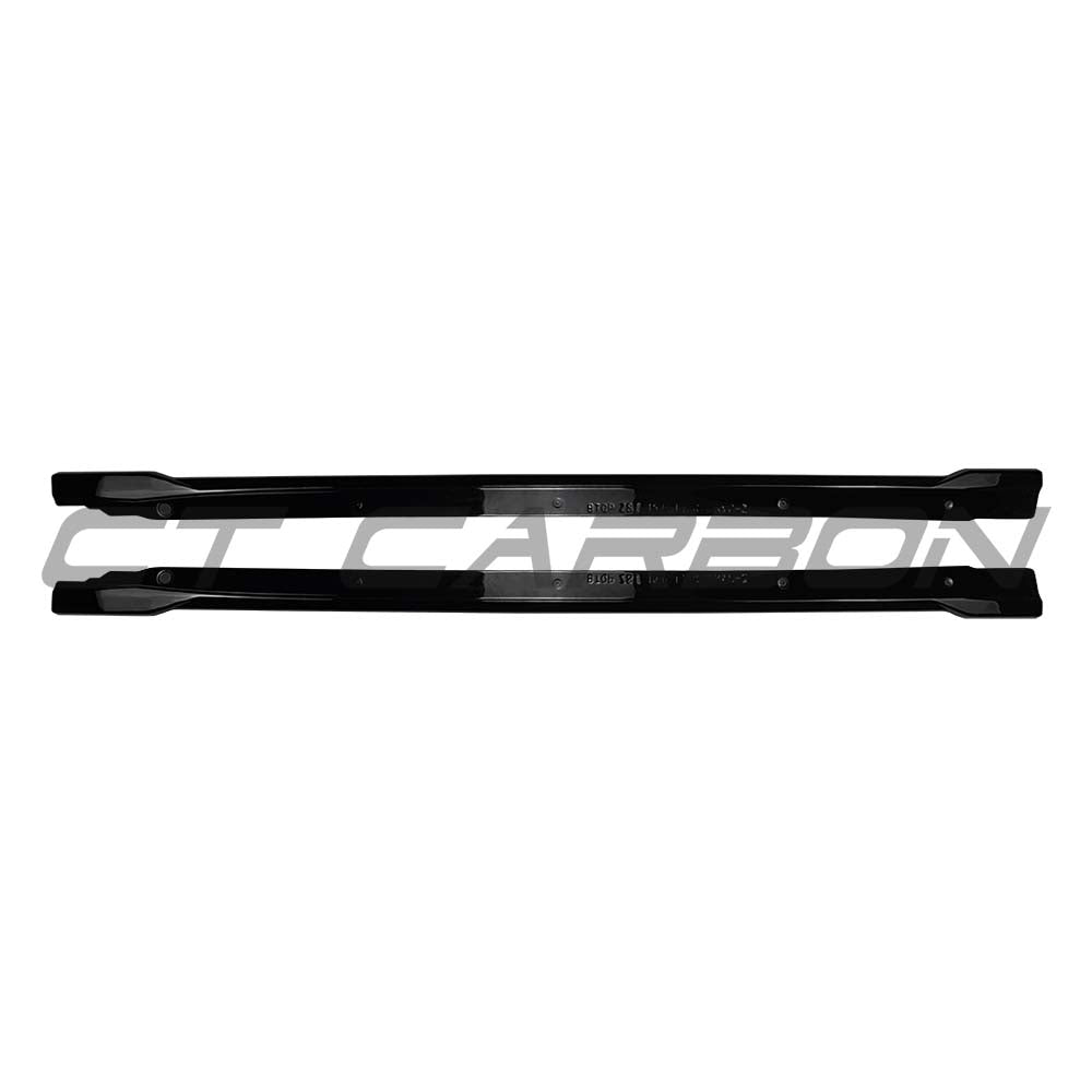 CT CARBON BMW U11 X1/iX1 2022+ GLOSS BLACK SIDE SKIRTS | SWISS HOMOLOGATED