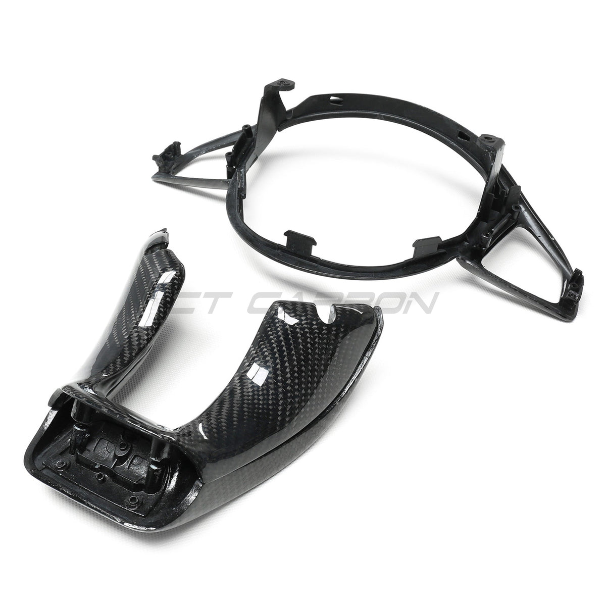 CT CARBON MERCEDES AMG CARBON FIBRE STEERING WHEEL TRIM | NO HOMOLOGATION REQUIRED