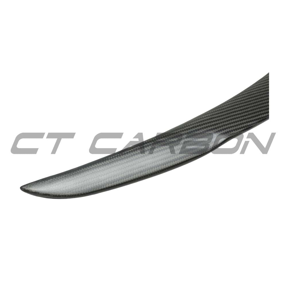 CT CARBON TESLA MODEL Y 2025+ FACELIFT MATTE DRY CARBON SPOILER - V1 | SWISS HOMOLOGATED