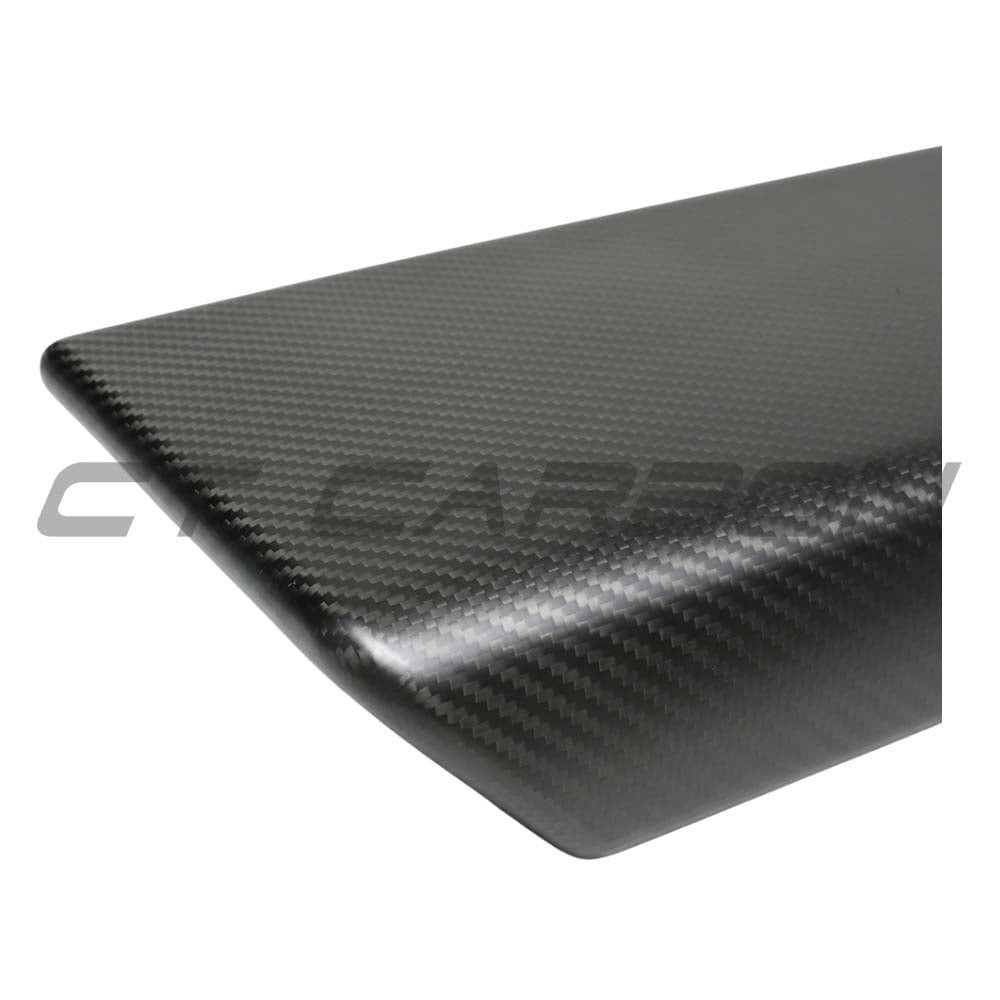 CT CARBON TESLA MODEL Y 2025+ FACELIFT MATTE DRY CARBON ARMREST COVER - V1 | NO HOMOLOGATION