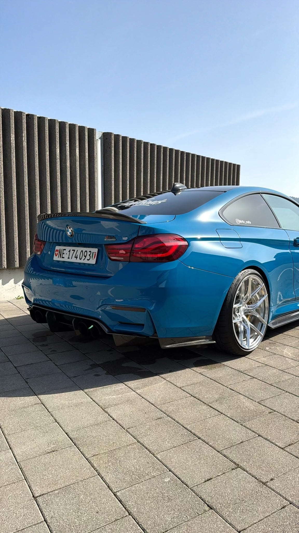 CT CARBON DIFFUSER BMW M3/M4 F8X - PS STYLE | SWISS HOMOLOGATED