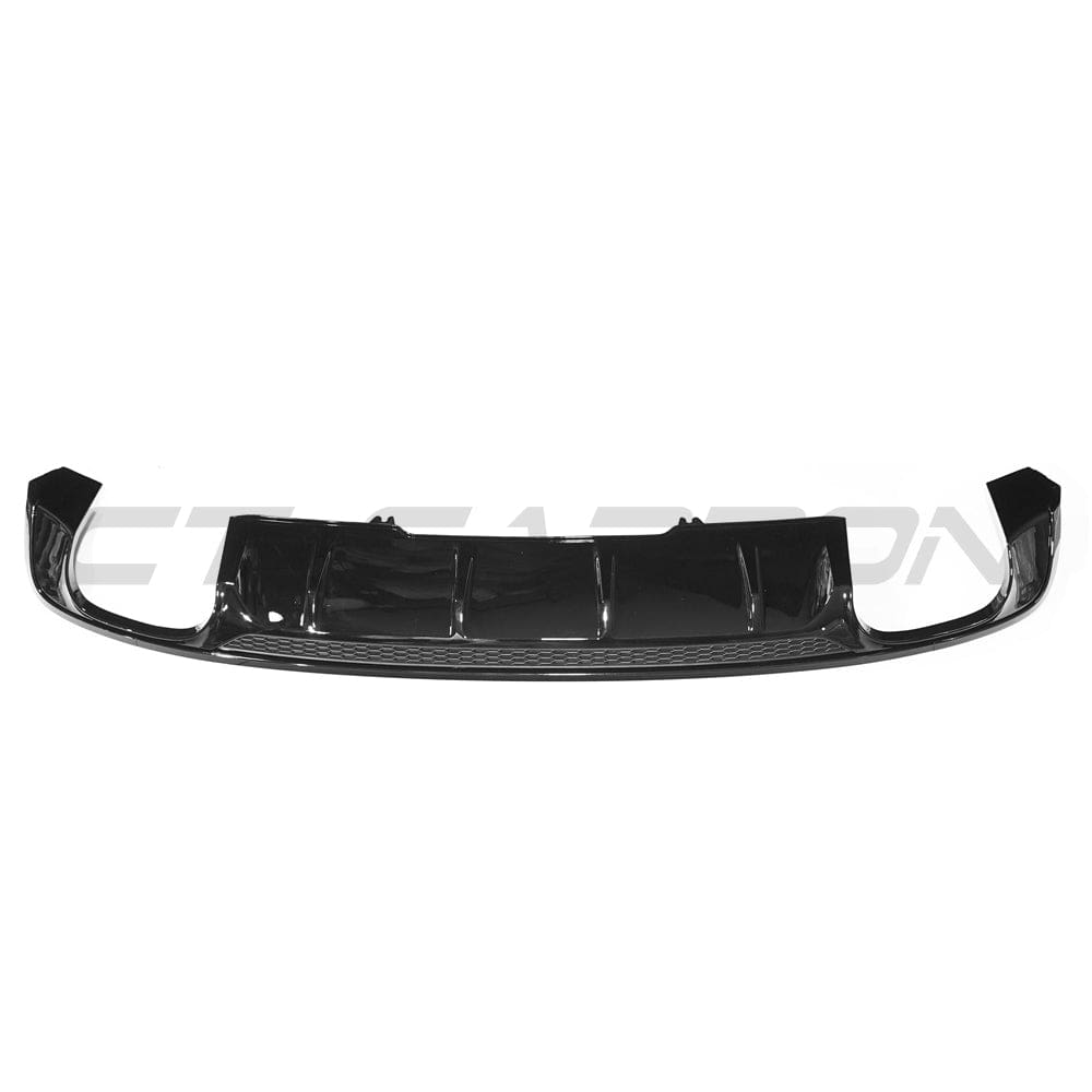CT CARBON AUDI A4 S-LINE & S4 B9 2016-2019 GLOSS BLACK DIFFUSER - V2 | SWISS HOMOLOGATED