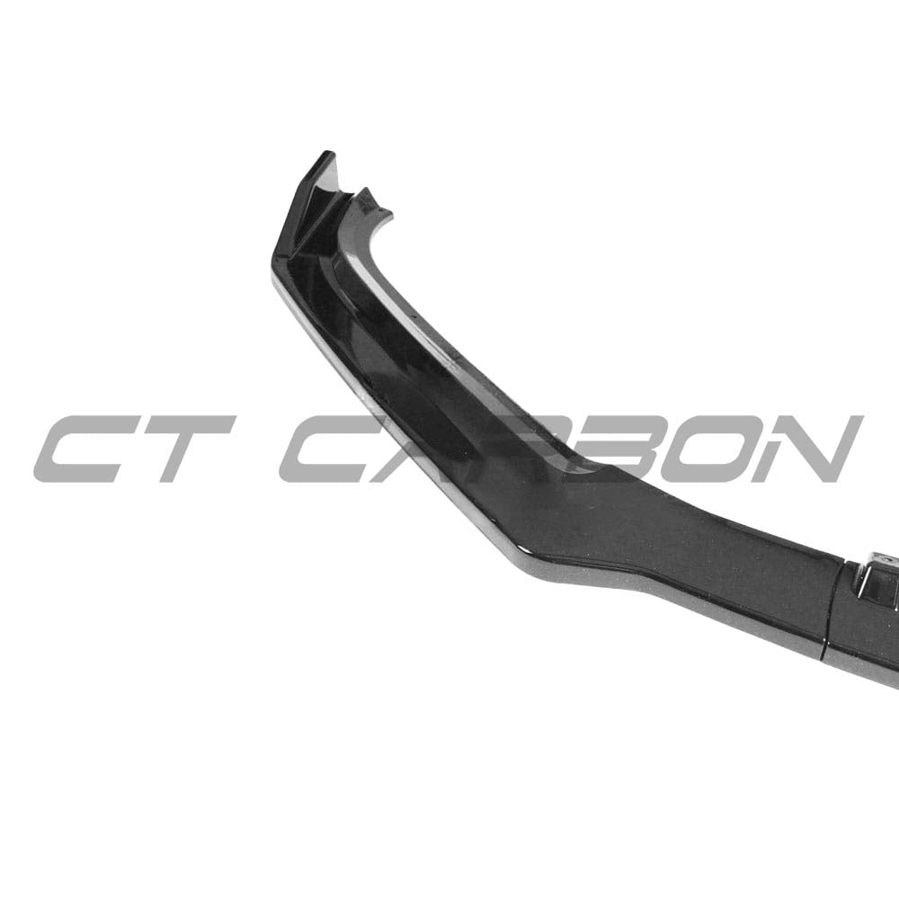 CT CARBON AUDI A4 S-LINE & S4 B9 2016-2019 GLOSS BLACK SPLITTER - V1 | HOMOLOGATION IN PROCESS