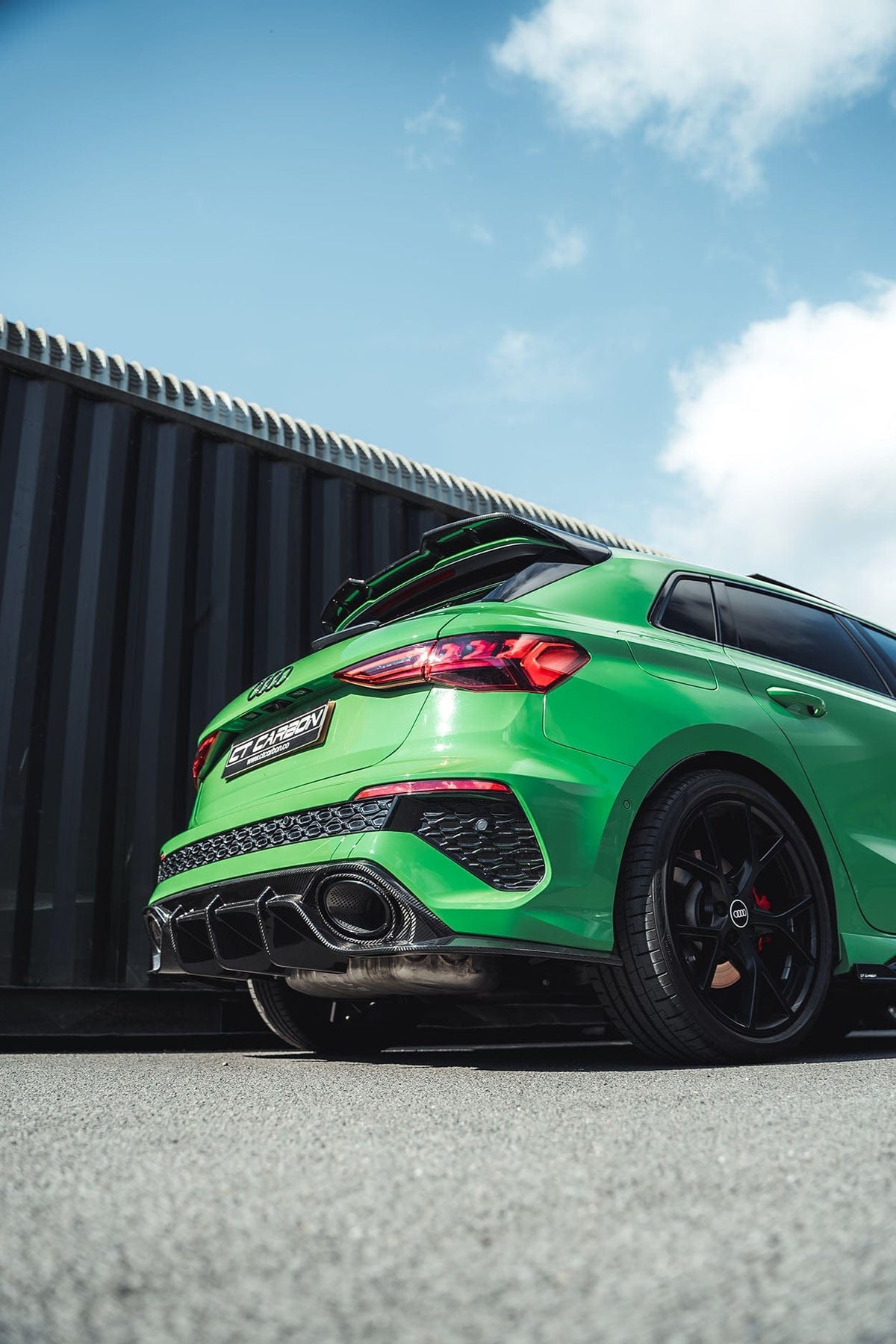 CT CARBON DIFFUSER AUDI RS3 8Y 22-24 SPORTBACK - CT DESIGN | SWISS HOMOLOGATED