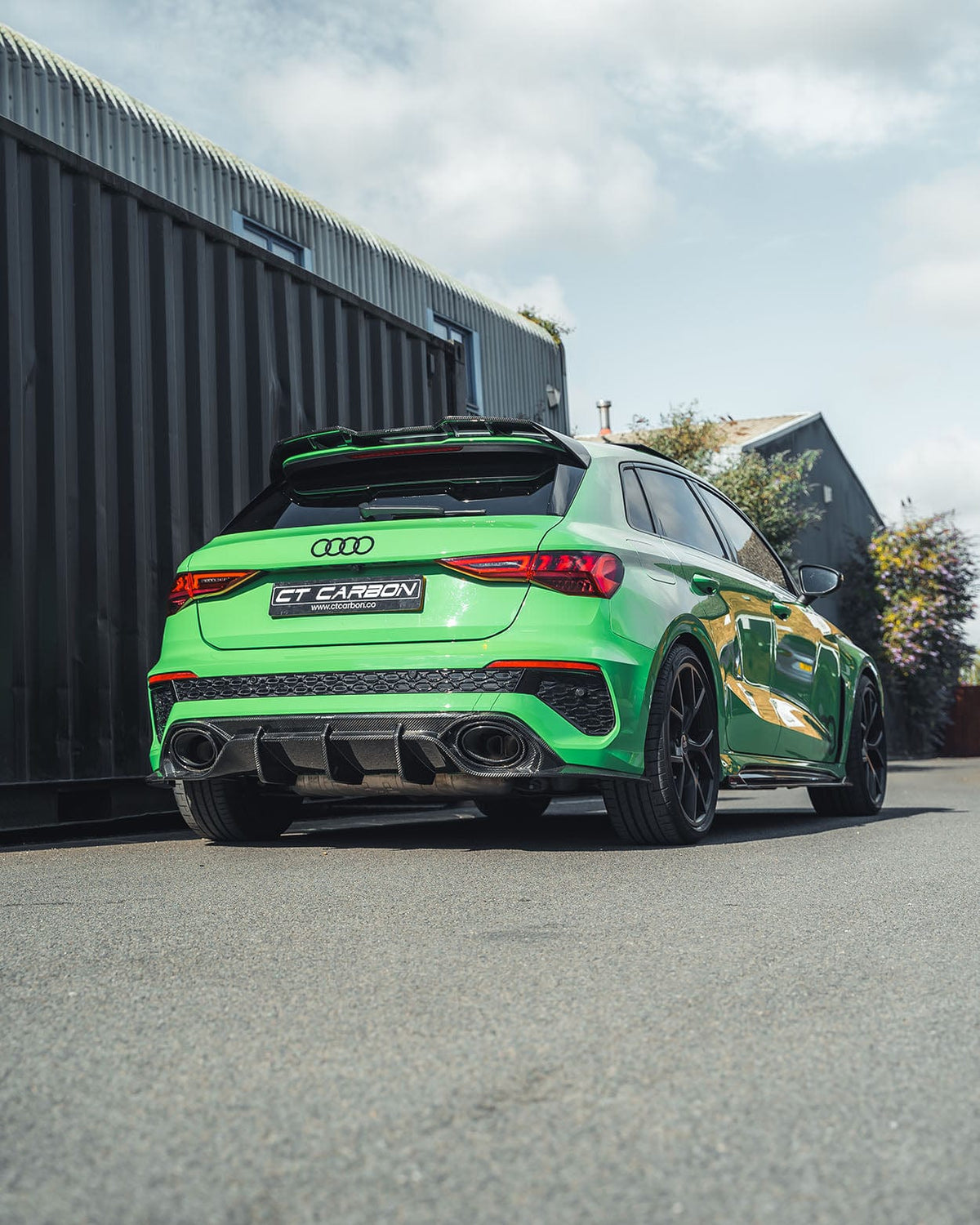 CT CARBON DIFFUSER AUDI RS3 8Y 22-24 SPORTBACK - CT DESIGN | SWISS HOMOLOGATED