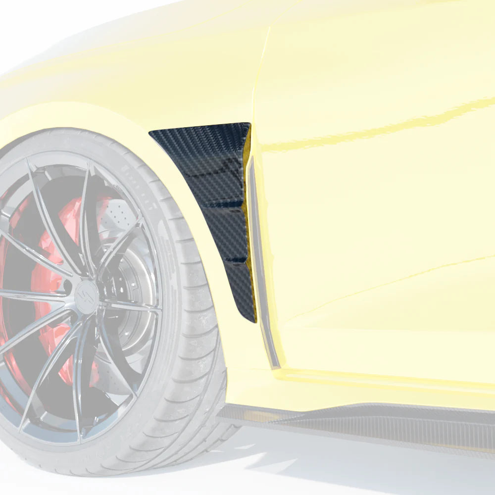 CT CARBON FRONT FENDER TRIMS AUDI RS3 8Y 22+ - CT DESIGN | SWISS HOMOLOGATED