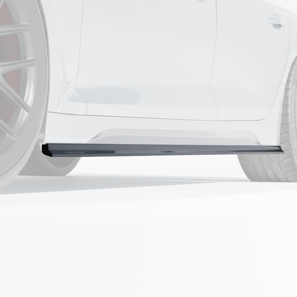 CT CARBON AUDI RS5 B9.5 SPORTBACK 2020-2024 CARBON FIBRE SIDE SKIRTS - CT DESIGN | SWISS HOMOLOGATED