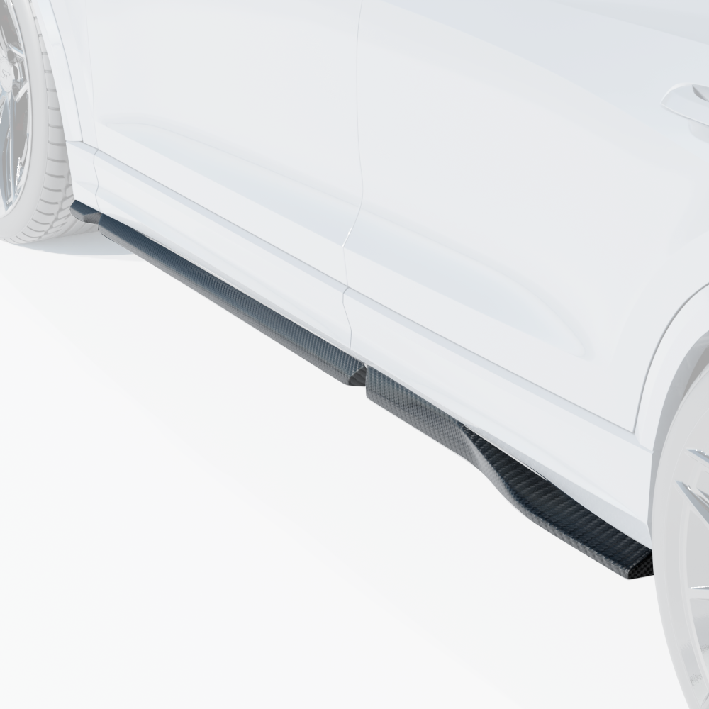 CT CARBON AUDI RSQ8 2020+ CARBON FIBRE SIDE SKIRTS - CT DESIGN | SWISS HOMOLOGATED