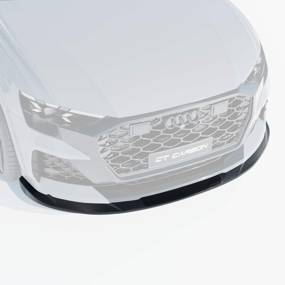 CT CARBON AUDI RSQ8 FACELIFT 2025+ CARBON FIBRE SPLITTER - CT DESIGN | HOMOLOGATION IN PROCESS