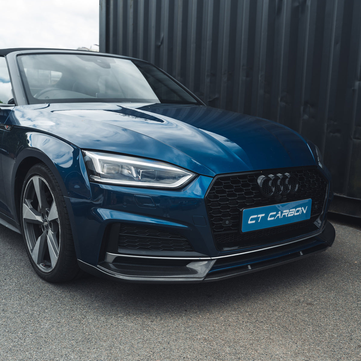 CT CARBON AUDI A5 S5 B9 2017-2021 CARBON FIBRE SPLITTER | HOMOLOGATION IN PROCESS