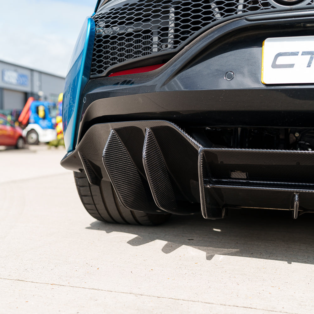 CT CARBON MCLAREN ARTURA 2023+ CARBON FIBRE DIFFUSER - CT DESIGN | SWISS HOMOLOGATED