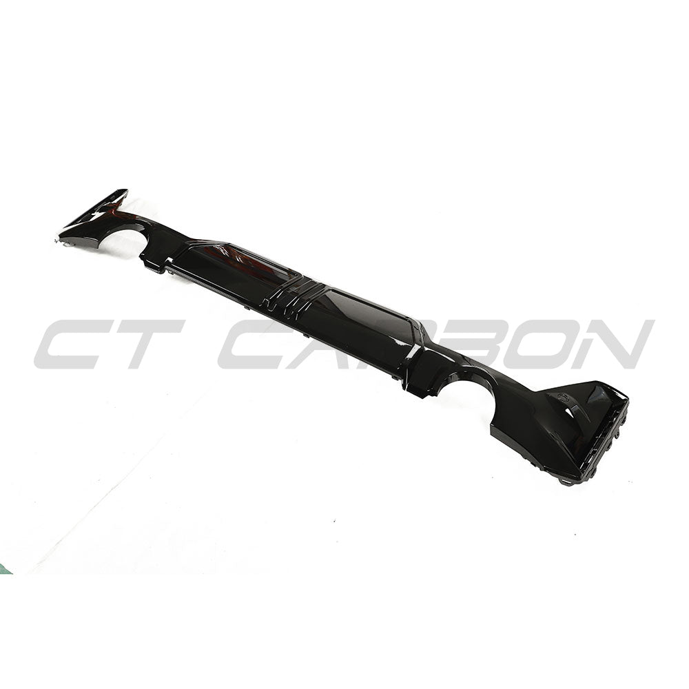 CT CARBON BMW G20/G21 3 SERIES 2022-2024 GLOSS BLACK LCI DIFFUSER (ROUND TIPS) | SWISS HOMOLOGATED
