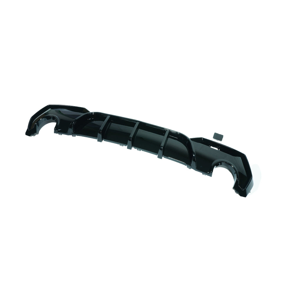 CT CARBON BMW G22/G23 4 SERIES 2020-2024 PRE LCI GLOSS BLACK ROUND TIP DIFFUSER | SWISS HOMOLOGATED