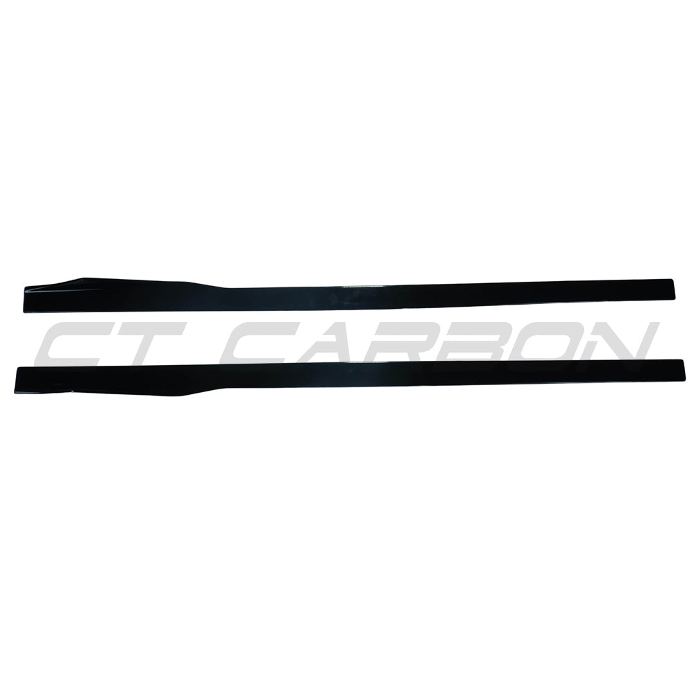 CT CARBON BMW 8 SERIES G14/G15 CONVERTIBLE/COUPE 2018+ GLOSS BLACK SIDE SKIRTS | SWISS HOMOLOGATED